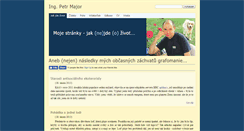 Desktop Screenshot of petrmajor.cz