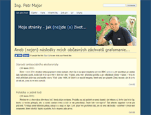 Tablet Screenshot of petrmajor.cz
